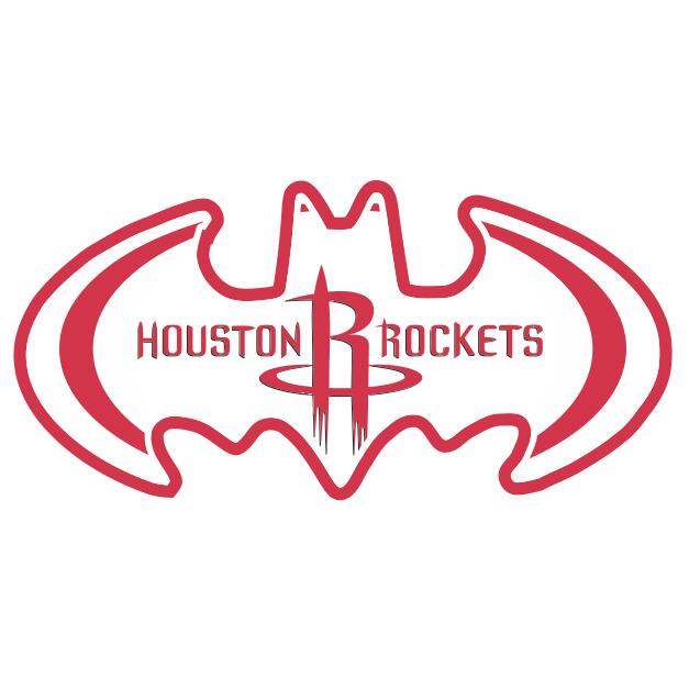 Houston Rockets Batman Logo DIY iron on transfer (heat transfer)